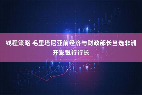钱程策略 毛里塔尼亚前经济与财政部长当选非洲开发银行行长